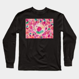 Raspberry teapot no. 3 Long Sleeve T-Shirt